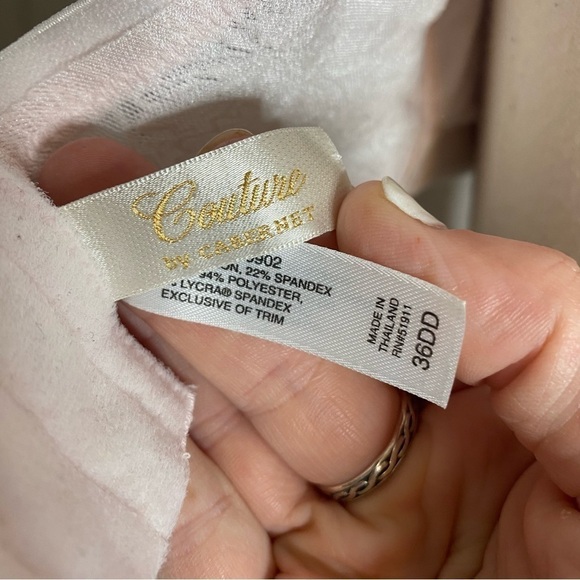 Couture by Cabernet Light Pink Full Coverage Bra 36DD - Picture 6 of 8